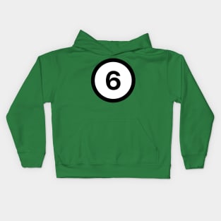 Halloween Billiard Pool Ball 6 six Group Costume Kids Hoodie